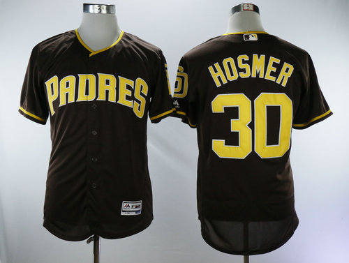 Padres 30 HOSMER Brown Flexbase Authentic Collection MLB Jersey