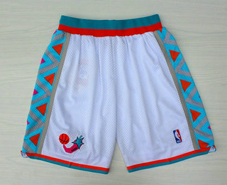 1996 All-Star White Hardwood Classics Swingman Shorts