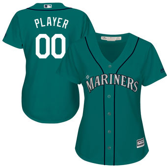 Women's Seattle Mariners Majestic Green Cool Base Alternate Jersey