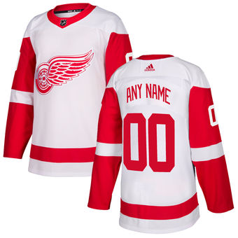 Men's Detroit Red Wings adidas White Authentic Custom Jersey