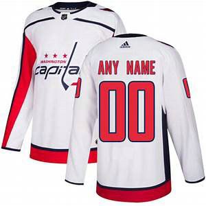 Men's Washington Capitals adidas White Authentic Custom Jersey