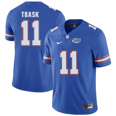 Florida Gators Royal Blue #11 Kyle Trask Football Player Performance Jersey