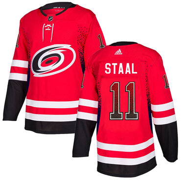 Men's Carolina Hurricanes #11 Jordan Staal Red Drift Fashion Adidas Jersey