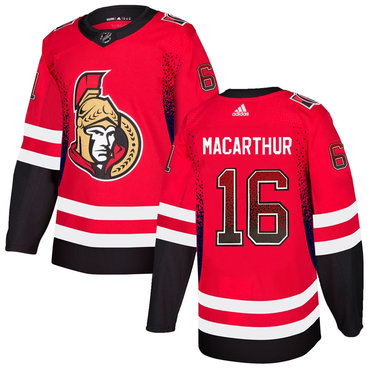 Men's Ottawa Senators #16 Clarke MacArthur Red Drift Fashion Adidas Jersey