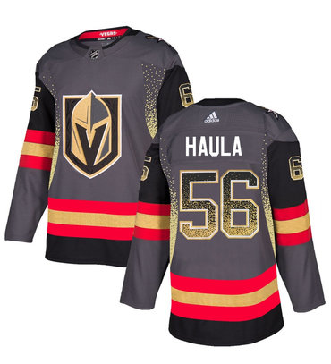 Men's Vegas Golden Knights #56 Erik Haula Gray Drift Fashion Jersey