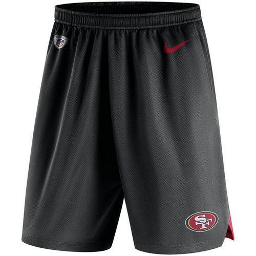 Men's San Francisco 49ers Nike Black Knit Performance Shorts