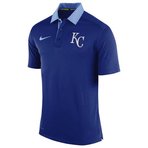 Men's Kansas City Royals Nike Royal Authentic Collection Dri-FIT Elite Polo