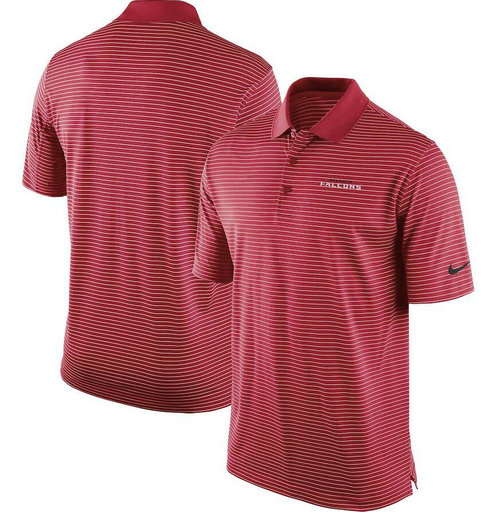 Atlanta Falcons Team Stadium Performance Polo - Red