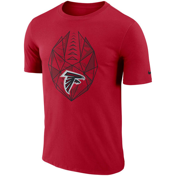 Men's Atlanta Falcons Nike Red Fan Gear Icon Performance T-Shirt