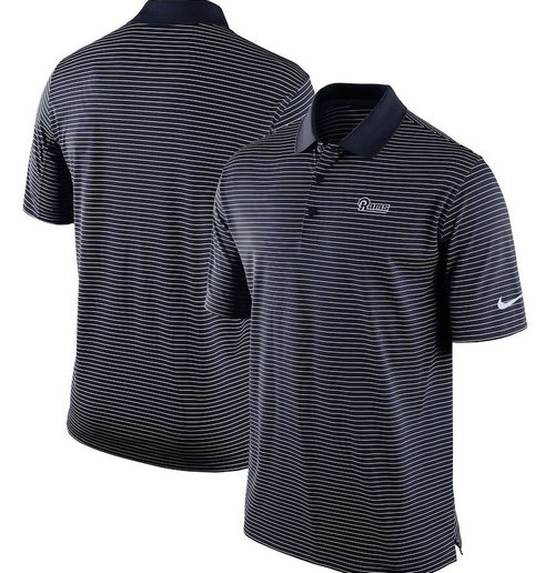 Los Angeles Rams Team Stadium Performance Polo - Navy