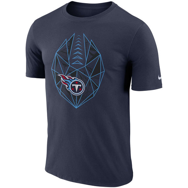 Men's Tennessee Titans Nike Navy Fan Gear Icon Performance T-Shirt