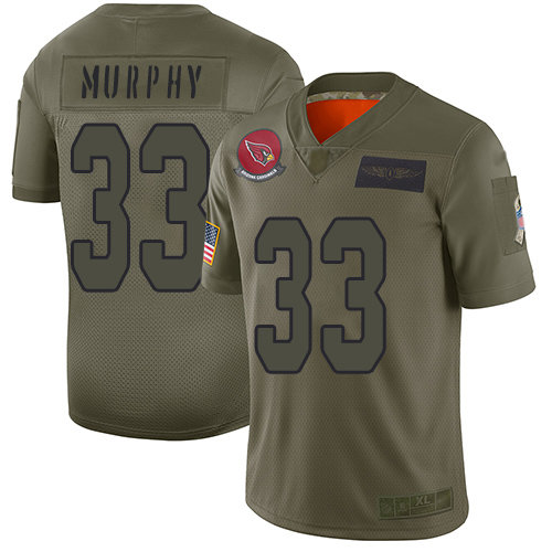 Nike Cardinals #33 Byron Murphy Camo Men's Stitched NFL Limited 2019 Salute To Service Jersey