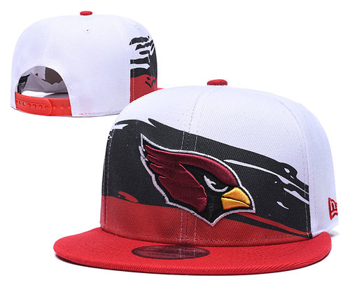 Arizona Cardinals Team Logo Red White Adjustable Hat