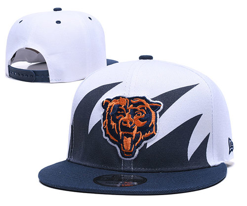 Bears Team Logo Blue Peaked Adjustable Hats