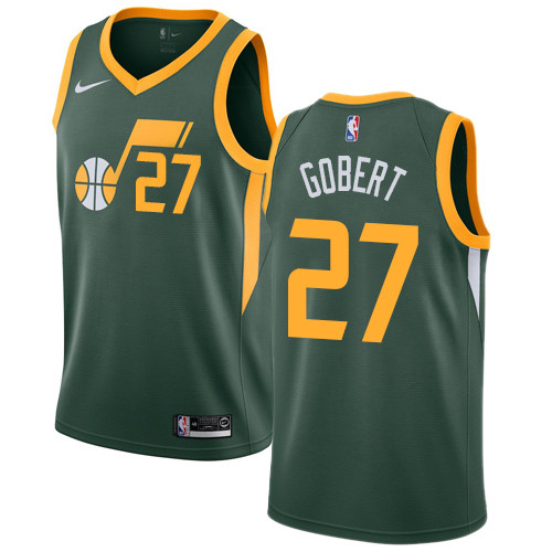 Nike Jazz #27 Rudy Gobert Green NBA Swingman Earned Edition Jersey