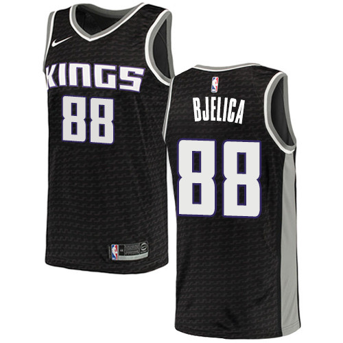 Nike Kings #88 Nemanja Bjelica Black NBA Swingman Statement Edition Jersey