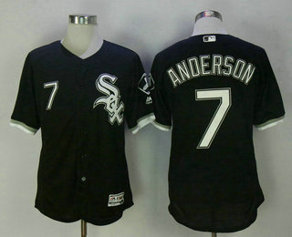 Men's Chicago White Sox #7 Tim Anderson Black Stitched MLB Flex Base Jersey