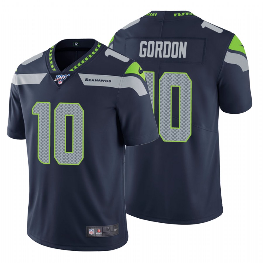 Nike Seahawks #10 Josh Gordon Navy Men's Vapor Untouchable Limited NFL 100 Jersey