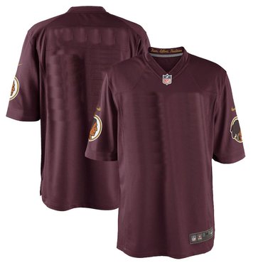 Men's Nike Washington Redskins Blank Burgundy Game jersey