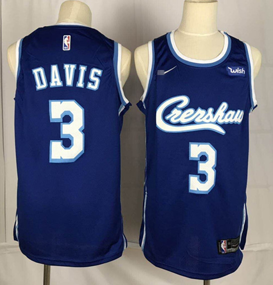 Crenshaw #3 Anthony Davis Swingman Stitched NBA Jersey