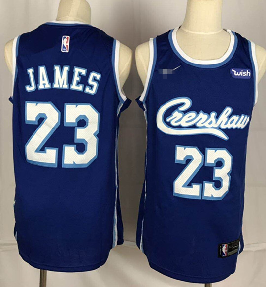 Crenshaw #23 LeBron James Swingman Stitched NBA Jersey