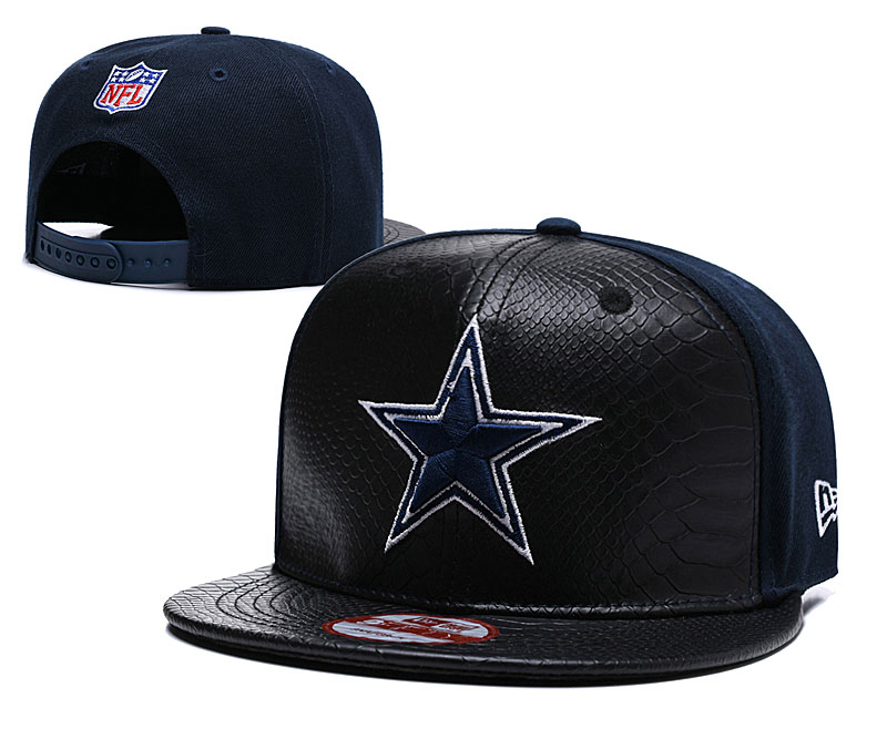 NFL Dallas Cowboys Team Logo Black Adjustable Hat YD