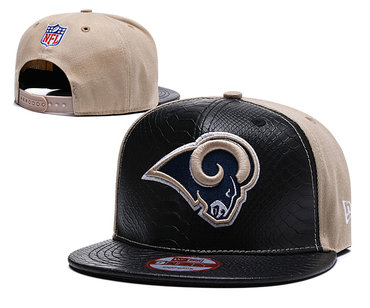 NFL Los Rams Team Logo Navy Adjustable Hat YD