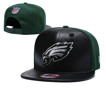 NFL Philadelphia Eagles Team Logo Green Silver Adjustable Hat YD