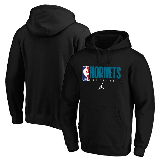 Charlotte Hornets Nike Spotlight Practice Performance Pullover Hoodie Black