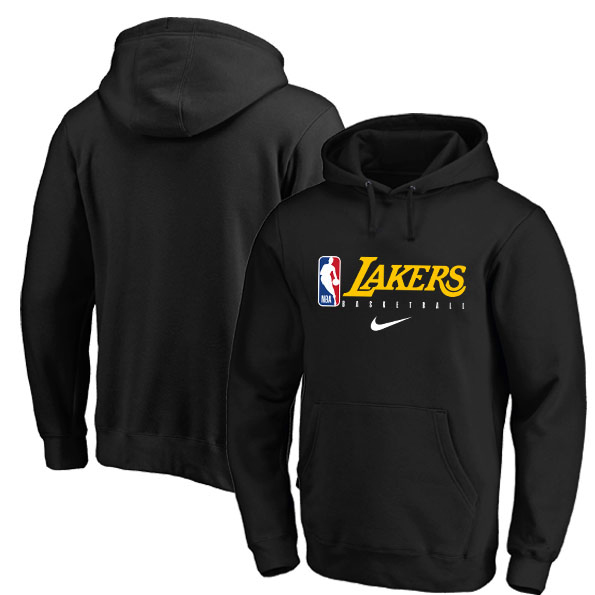 Los Angeles Lakers Nike Spotlight Practice Performance Pullover Hoodie Black