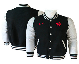 Men's Toronto Raptors Black Stitched NBA Jacket