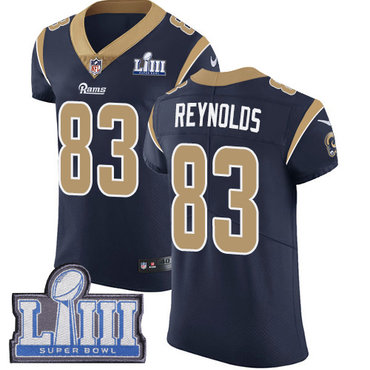 #83 Elite Josh Reynolds Navy Blue Nike NFL Home Men's Jersey Los Angeles Rams Vapor Untouchable Super Bowl LIII Bound