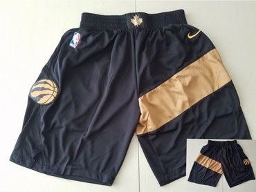 Men's Toronto Raptors Black Nike Swingman Shorts