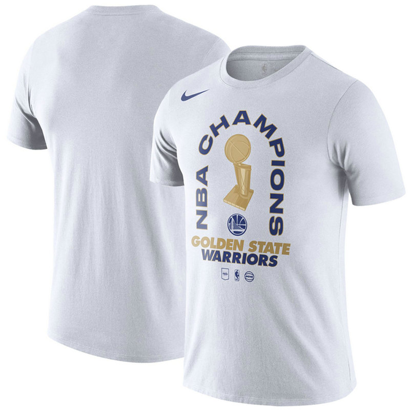 Golden State Warriors Nike 2018 NBA Finals Champions Parade T-Shirt - White