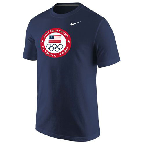 Team USA Nike Olympic Logo T-Shirt Navy