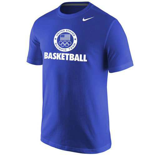 Team USA Nike Basketball Sport Core T-Shirt Royal