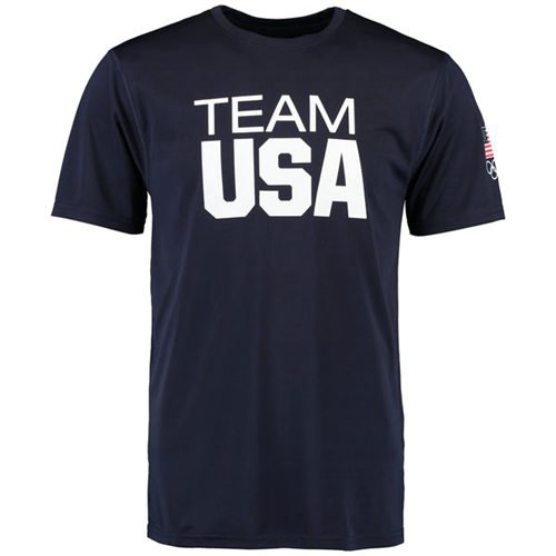 Team USA Coast to Coast Performance T-Shirt Navy