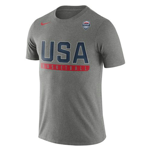 Team USA Basketball Nike Practice Dri-FIT T-Shirt Gray