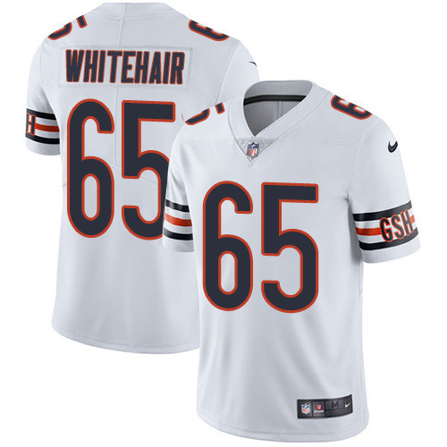 Men's Nike Chicago Bears #65 Cody Whitehair White Stitched Football Vapor Untouchable Limited Jersey