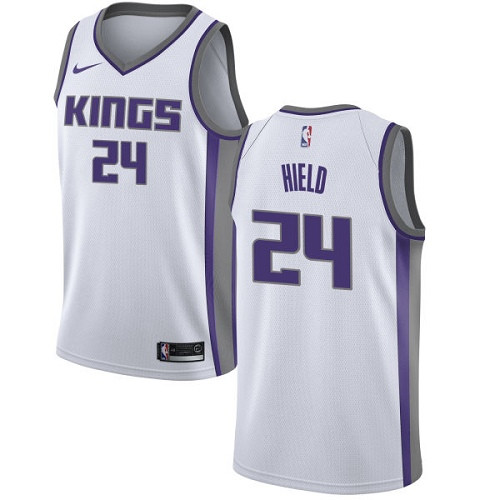 Women's Sacramento Kings #24 Buddy Hield White Basketball Swingman Association Edition Jersey