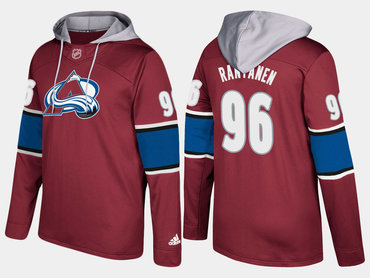 Adidas Colorado Avalanche 96 Mikko Rantanen Name And Number Burgundy Hoodie