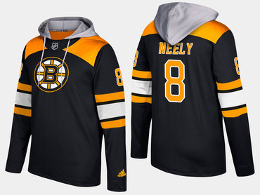 Adidas Boston Bruins 8 Cam Neely Retired Black Name And Number Hoodie