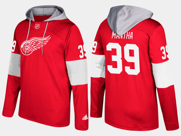 Adidas Detroit Red Wings 39 Anthony Mantha Name And Number Red Hoodie