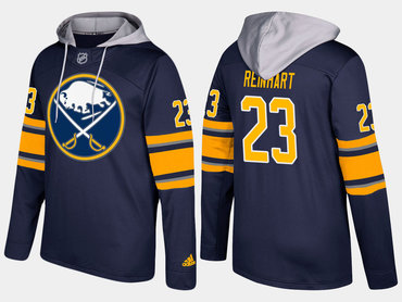 Adidas Buffalo Sabres 23 Sam Reinhart Name And Number Blue Hoodie