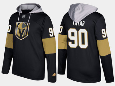 Adidas Vegas Golden Knights 90 Tomas Tatar Name And Number Black Hoodie