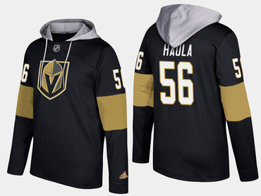 Adidas Vegas Golden Knights 56 Erik Haula Name And Number Black Hoodie