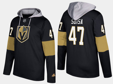 Adidas Vegas Golden Knights 47 Luca Sbisa Name And Number Black Hoodie