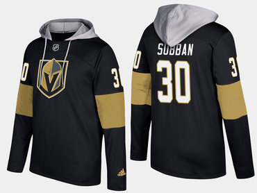 Adidas Vegas Golden Knights 30 Malcolm Subban Name And Number Black Hoodie