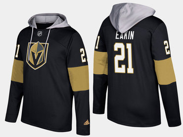 Adidas Vegas Golden Knights 21 Cody Eakin Name And Number Black Hoodie