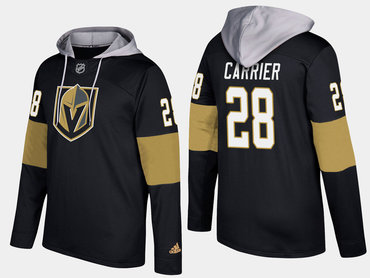 Adidas Vegas Golden Knights 28 William Carrier Name And Number Black Hoodie